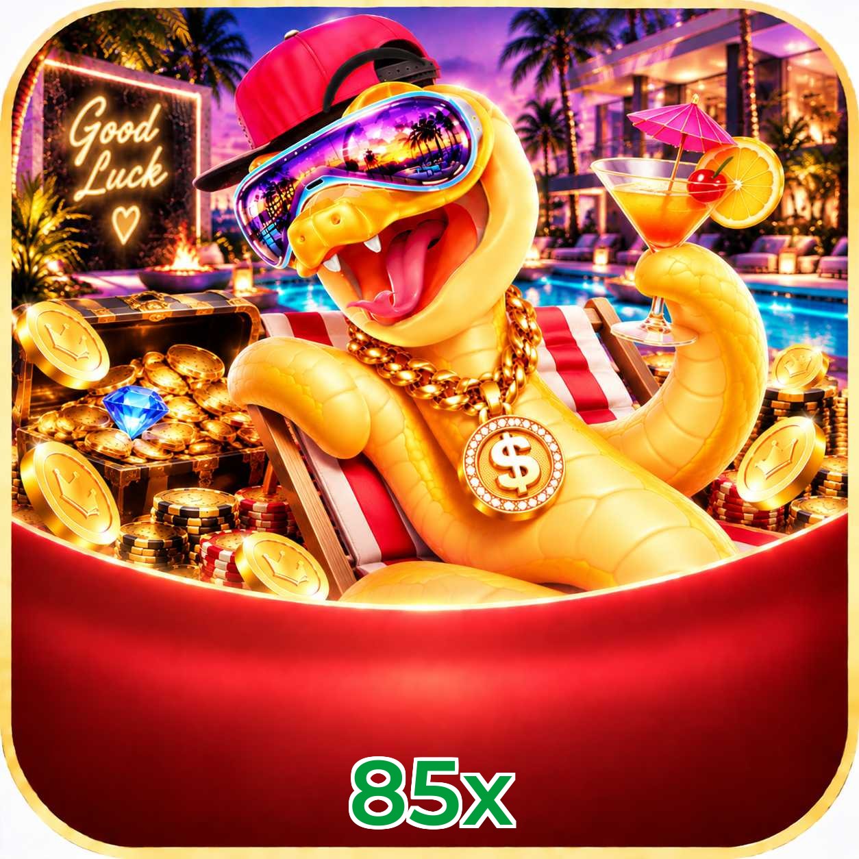 85x