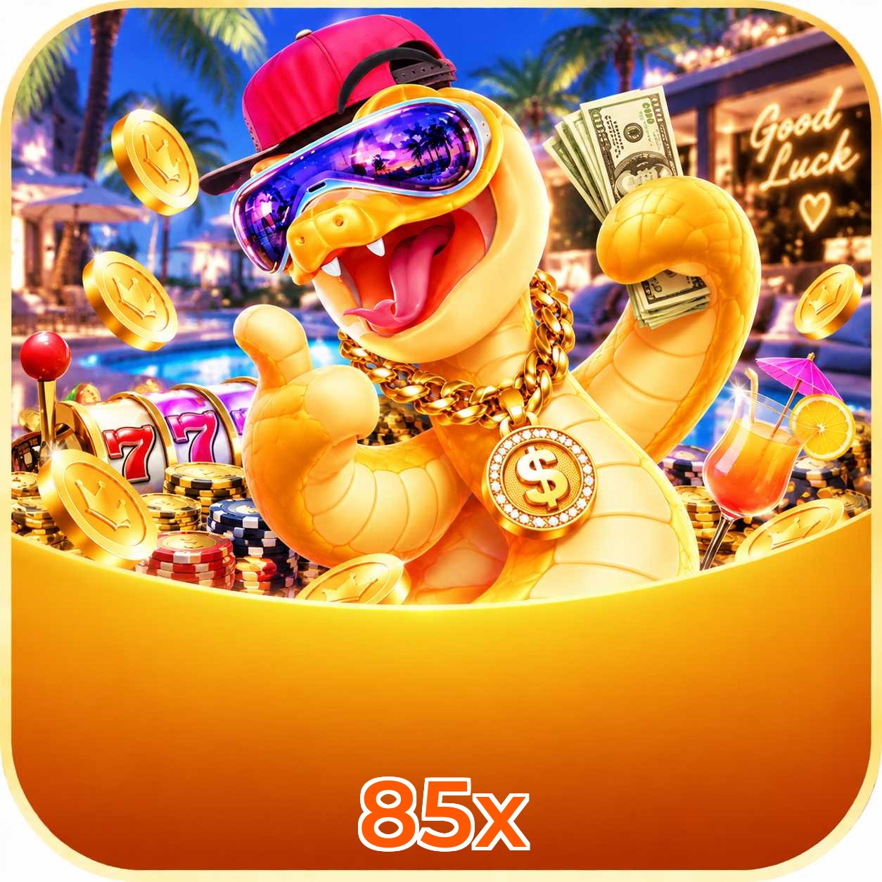 85x